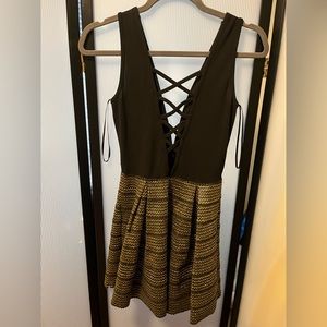 Black/Gold Dress